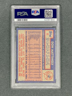 Don Mattingly - 1984 Topps #8 Rookie Card – PSA 9