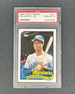 Ken Griffey Jr. - 1989 Topps Traded #41T - PSA 10
