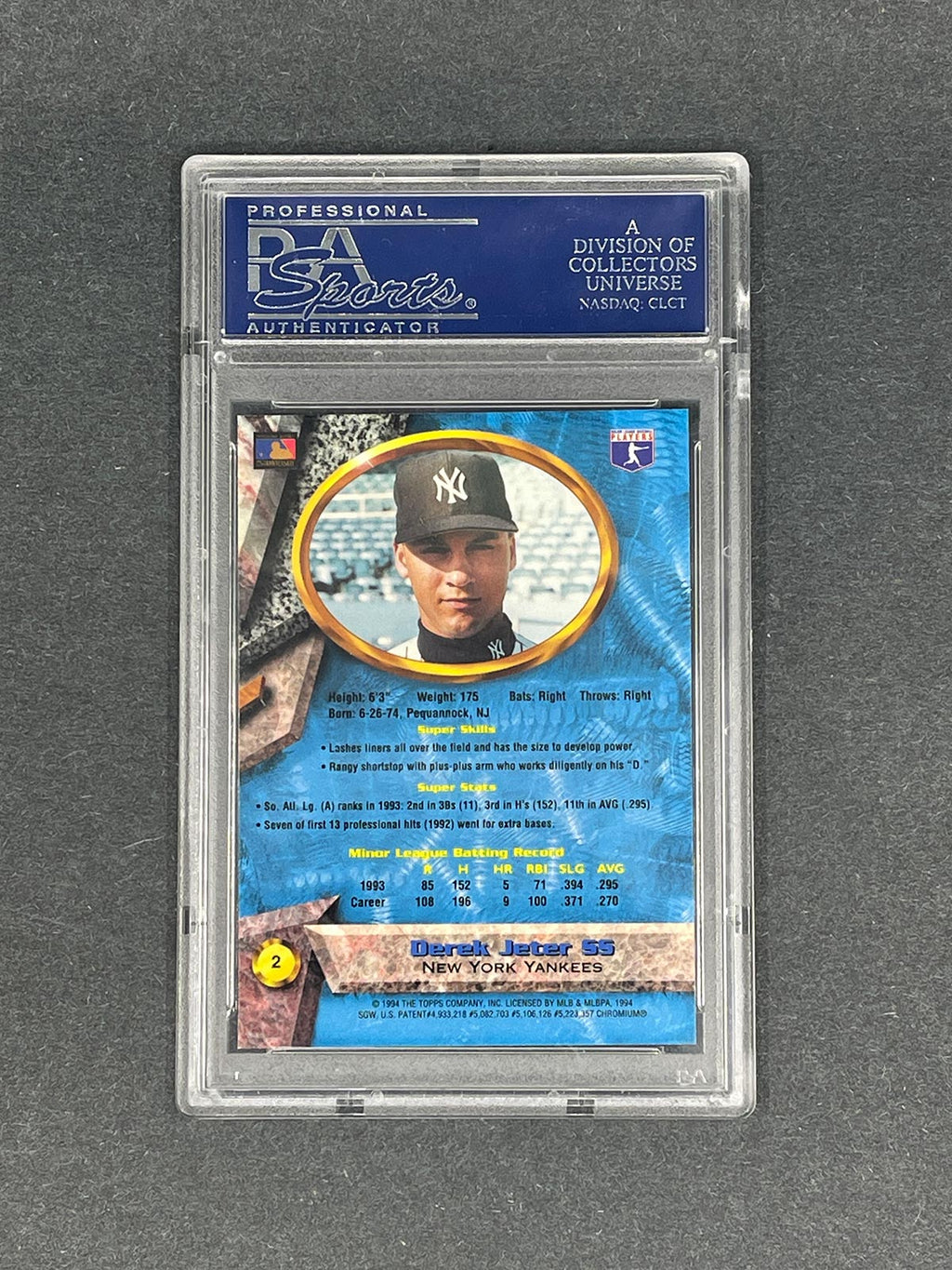 Derek Jeter - PSA 10 Four-Pack - Early Years and Legacy Set