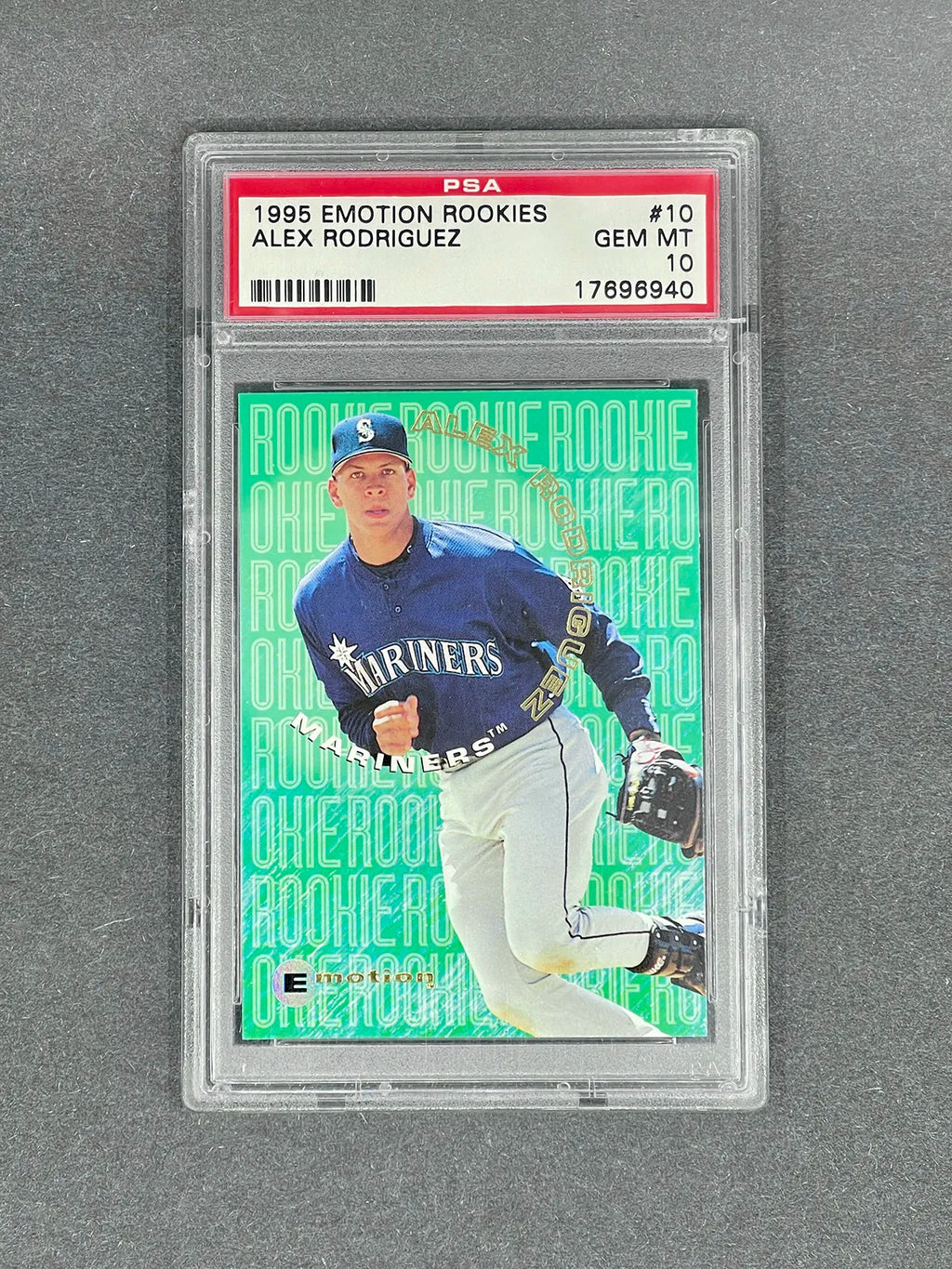Alex Rodriguez - 1995 Emotion Rookies #10 - PSA 10
