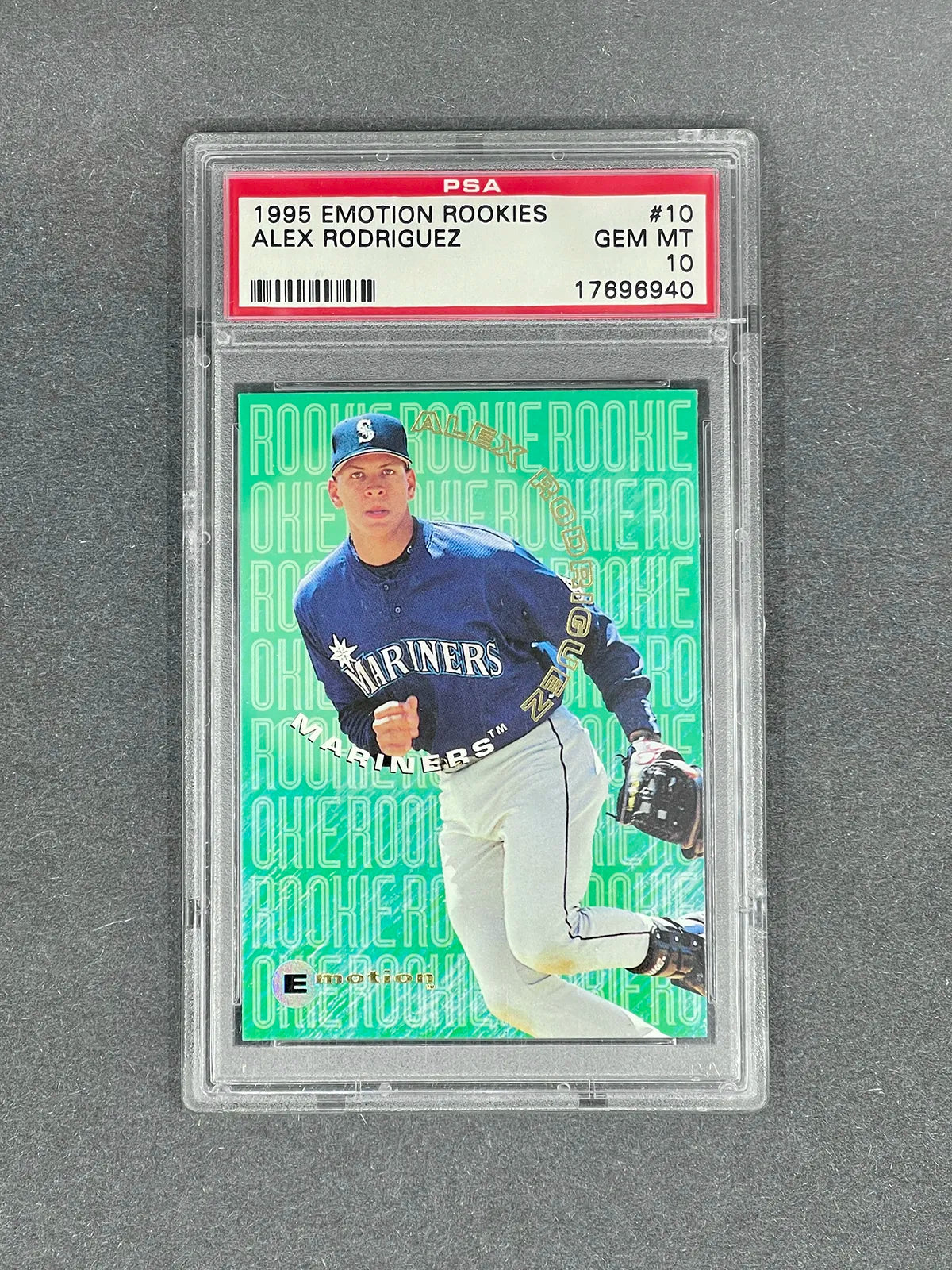 Alex Rodriguez - 1995 Emotion Rookies #10 - PSA 10