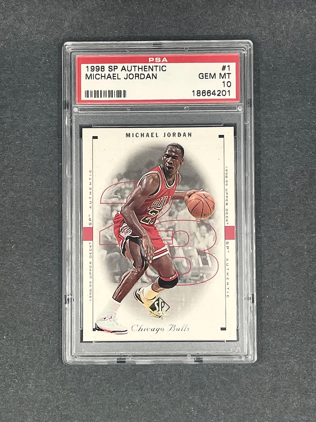 Michael Jordan - 1998 SP Authentic #1 – PSA 10
