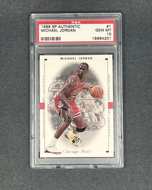 Michael Jordan - 1998 SP Authentic #1 – PSA 10