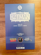 Absolute Batman #19 - 2026 First Appearance of Scarecrow - Tyler Kirkham Virgin Variant Signed w/ COA - NM