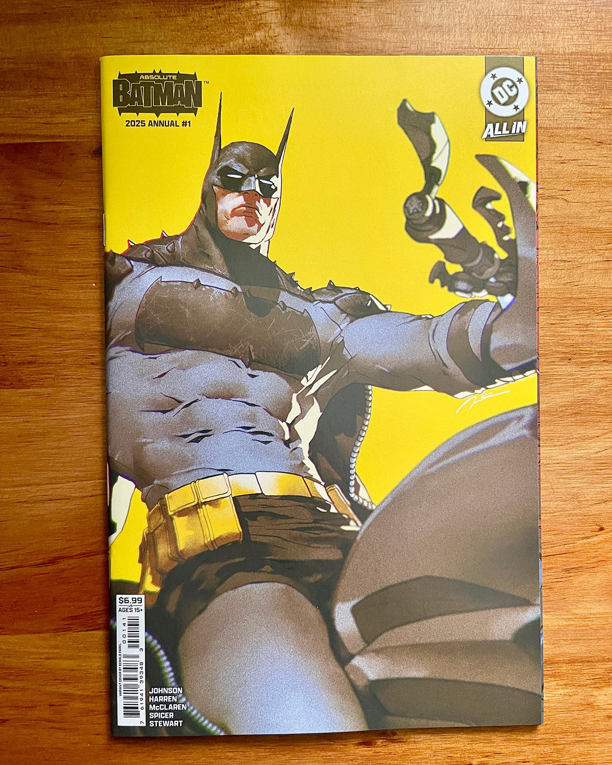 Absolute Batman Annual #1 - 2025 Gerald Parel Variant - NM/M