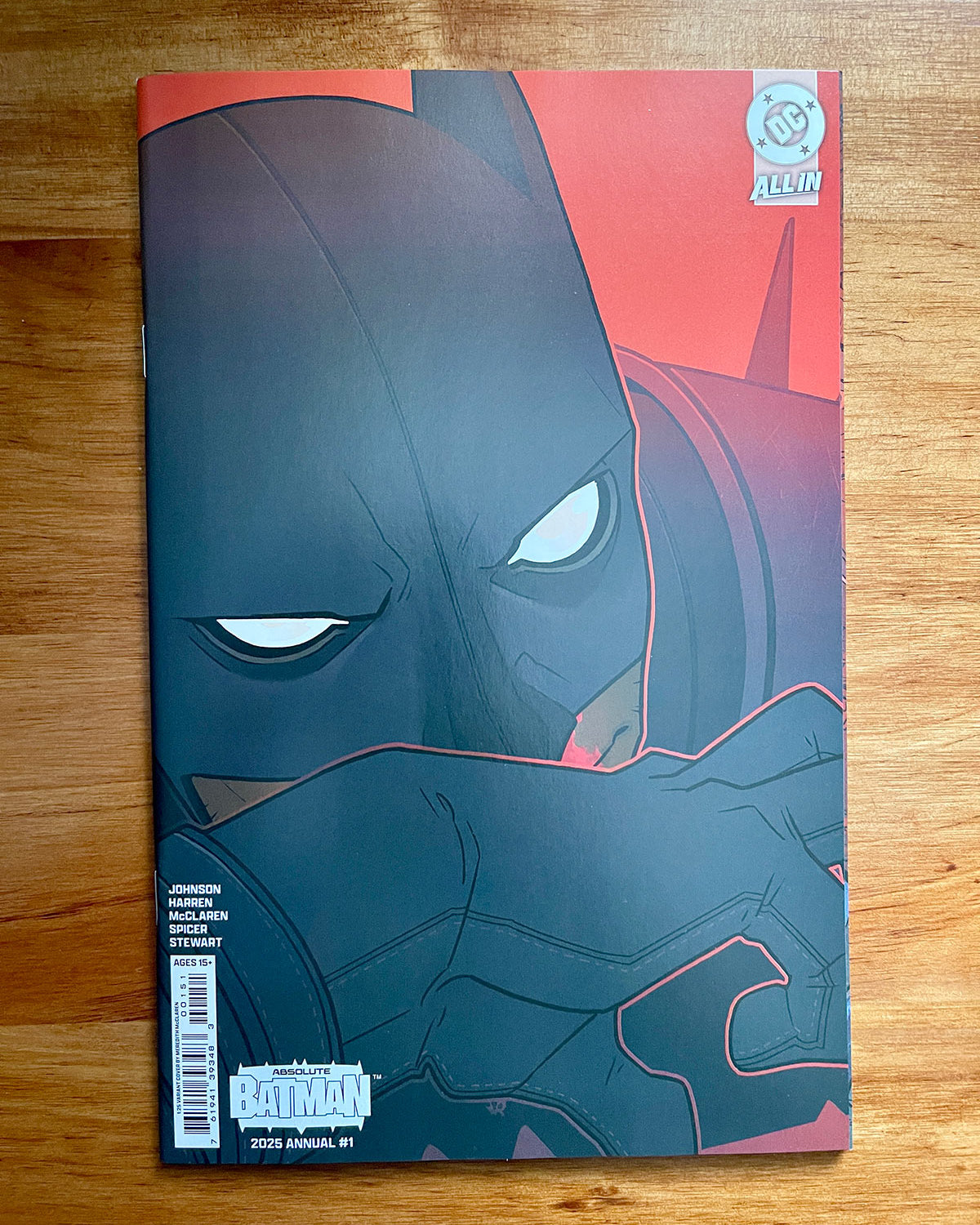 Absolute Batman Annual #1 - 2025 1st Print 1:25 McClaren Variant - NM/M