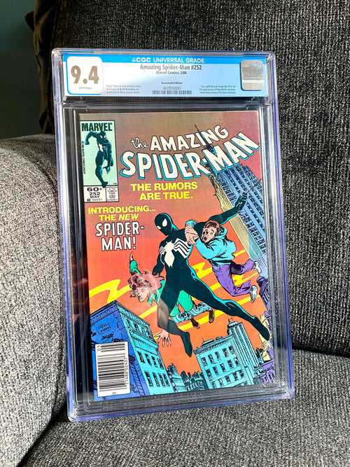 Amazing Spider-Man #252 - 1984 First ASM Black Spidey Suit Appearance - Newsstand CGC 9.4