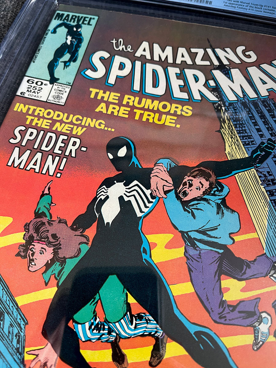 Amazing Spider-Man #252 - 1984 First ASM Black Spidey Suit Appearance - Newsstand CGC 9.4