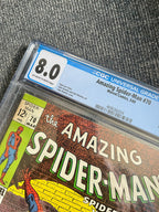 Amazing Spider-Man #70 - 1969 Spider-Man Wanted - CGC 8.0