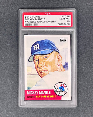 Mickey Mantle – 2010 Topps Yankees Championship #YC16 – PSA 10