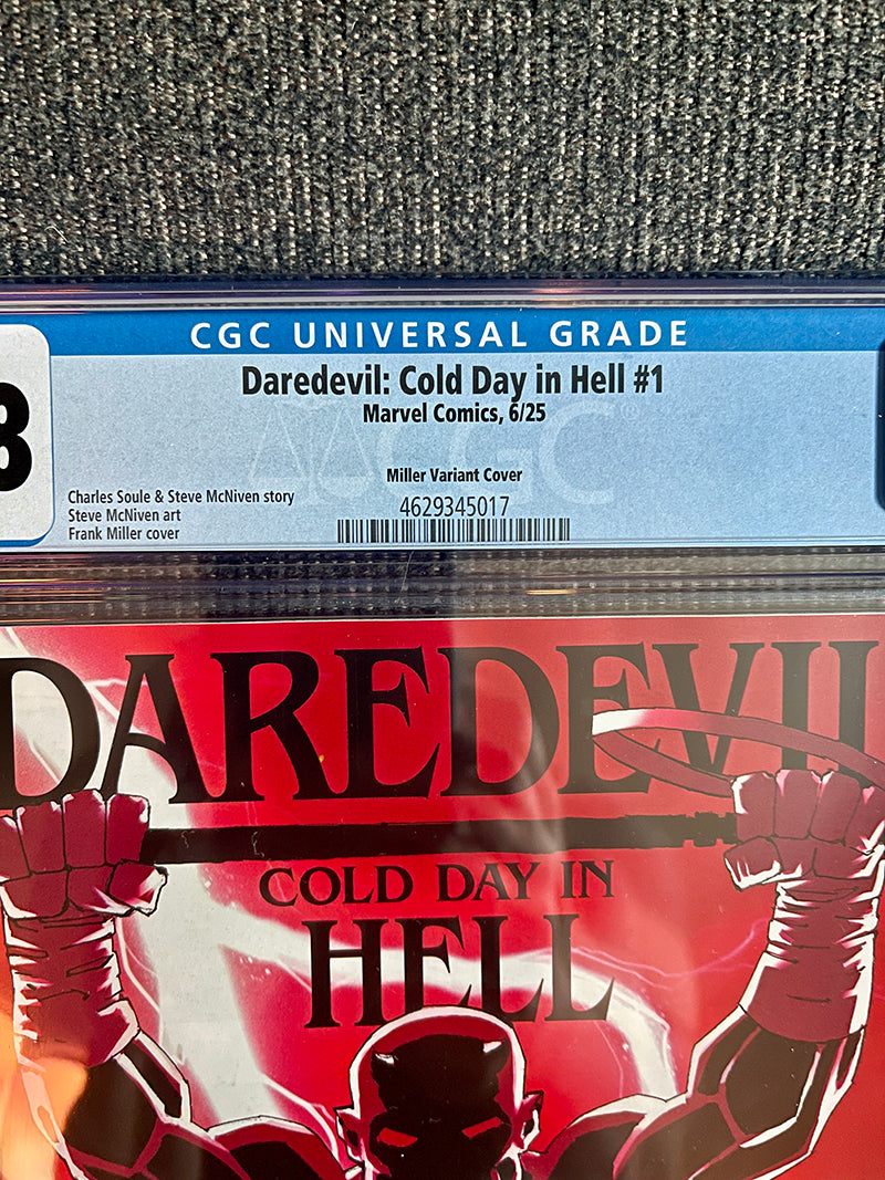 Daredevil: Cold Day In Hell #1 – 2025 Frank Miller Variant – CGC 9.8