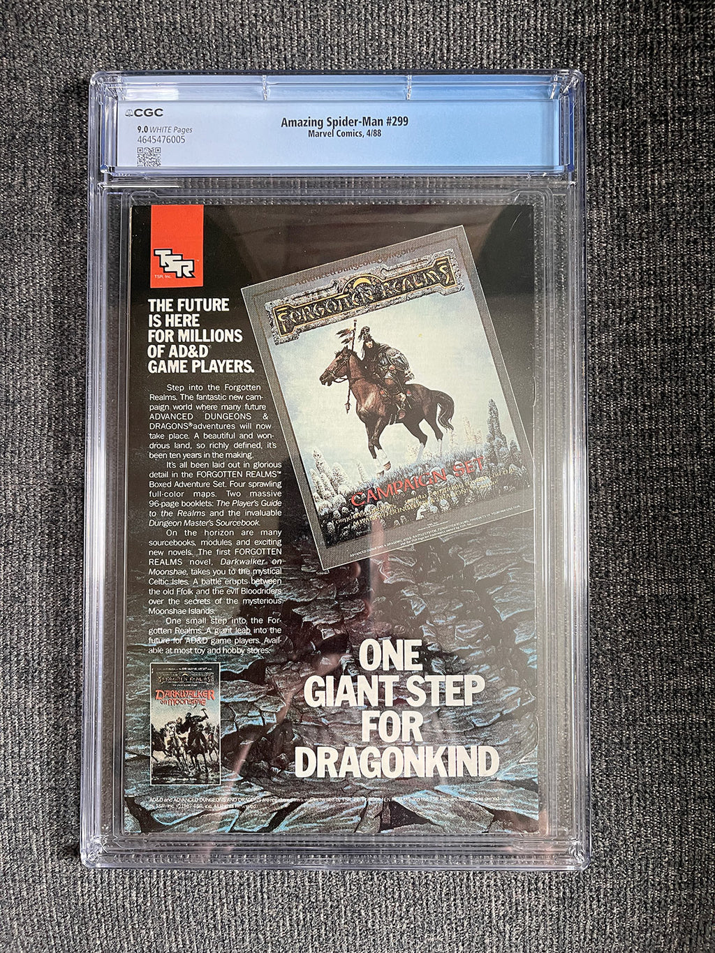 Amazing Spider-Man #299 - 1988 First Venom Cameo - CGC 9.0