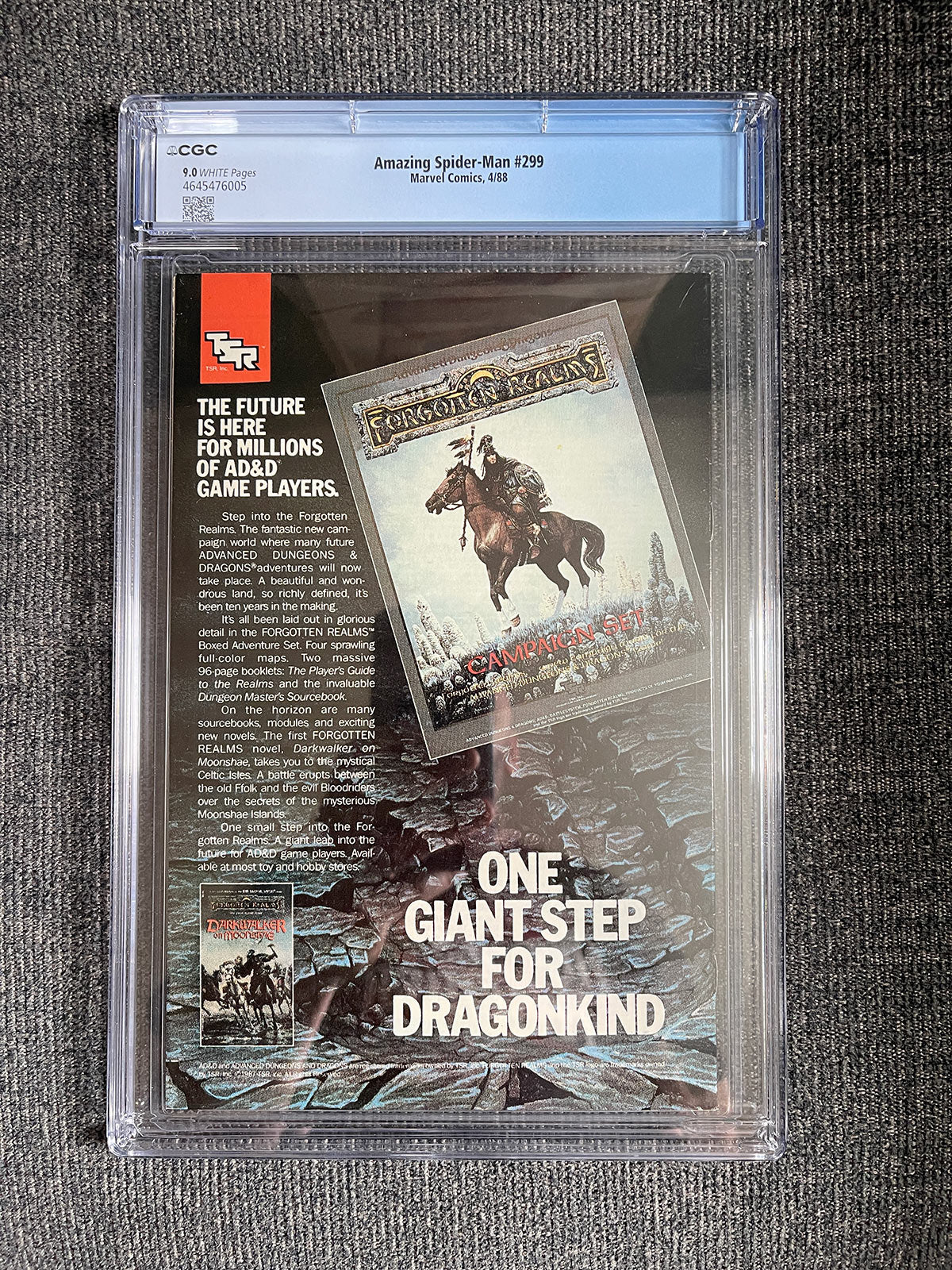 Amazing Spider-Man #299 - 1988 First Venom Cameo - CGC 9.0