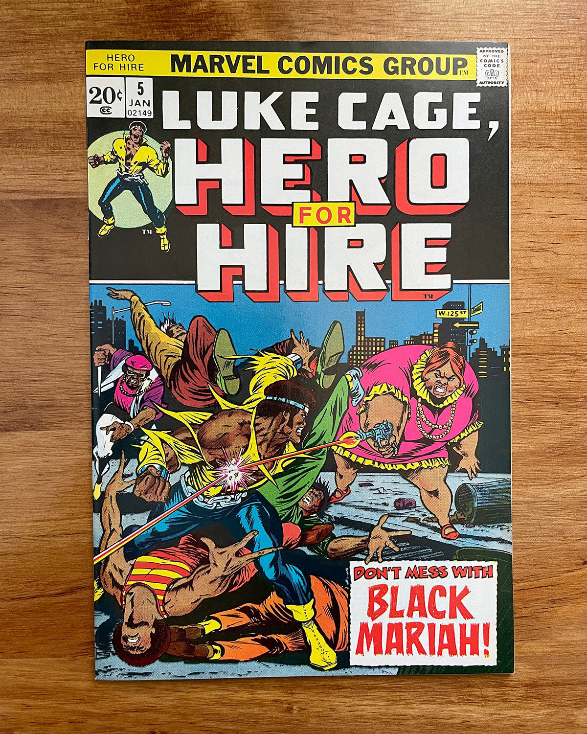 Luke Cage, Hero for Hire #5 - 1973 First Appearance of Black Mariah - NM-