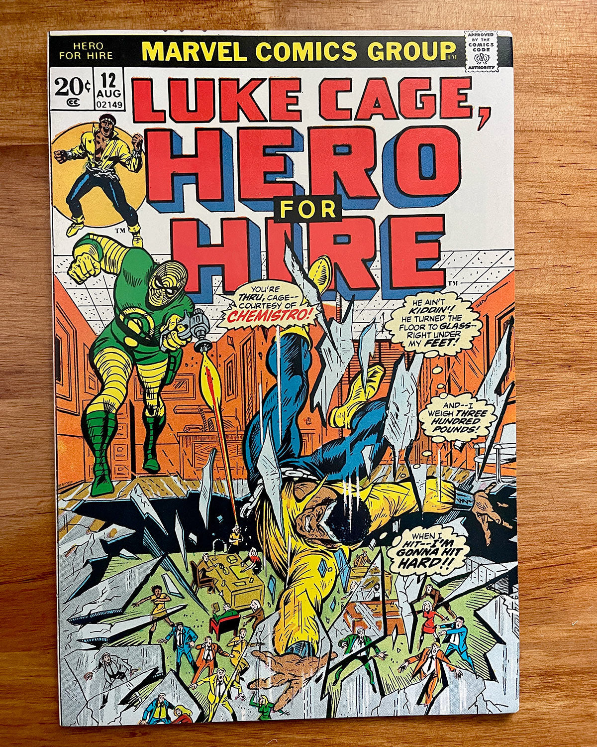 Luke Cage, Hero for Hire #12 - 1973 First Appearance of Chemistro – VF