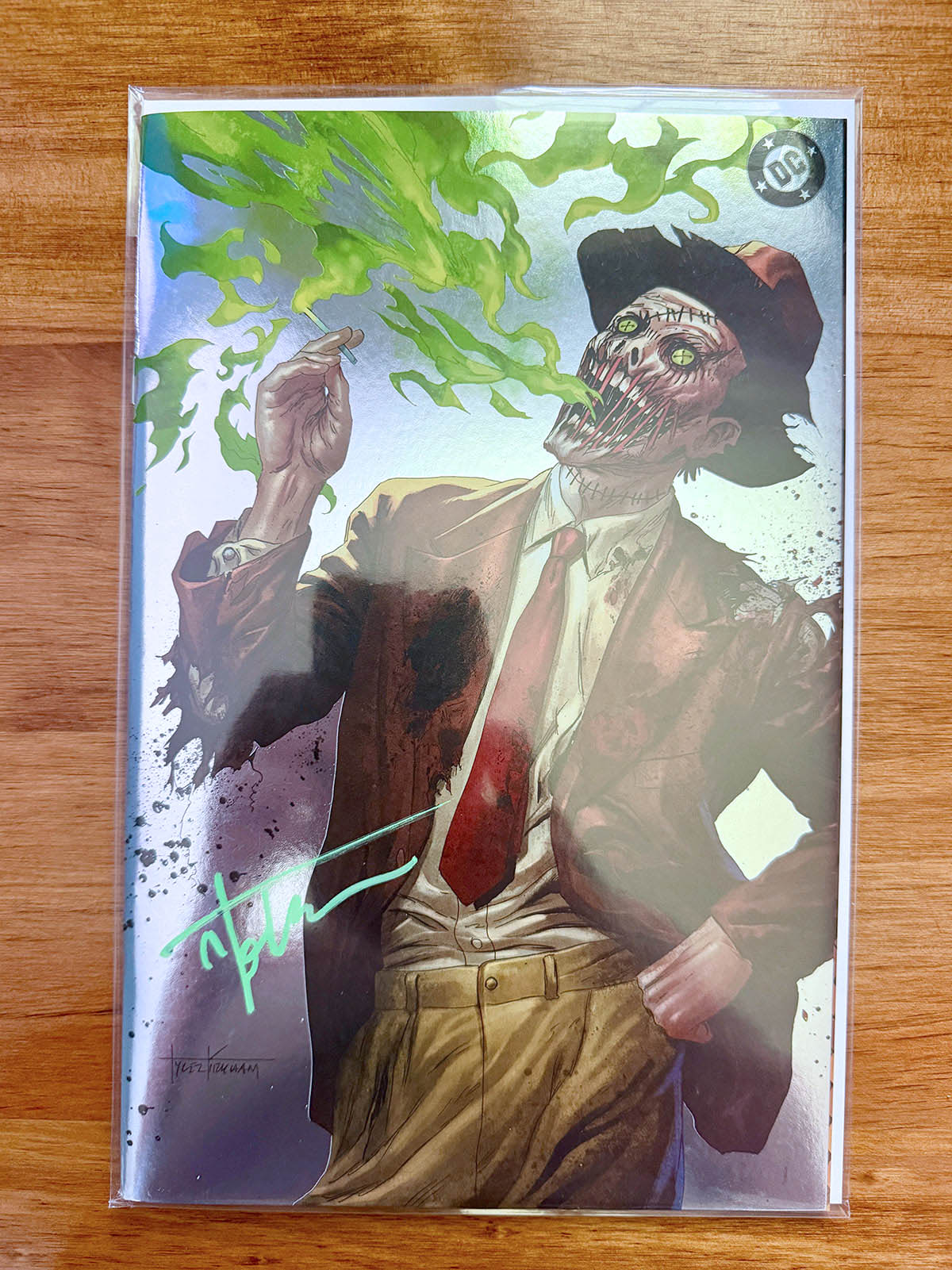 Absolute Batman #19 - 2026 Tyler Kirkham Signed Virgin Foil and Trade Variant Bundle - NM