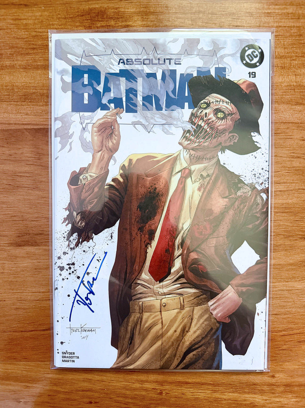Absolute Batman #19 - 2026 Tyler Kirkham Signed Virgin Foil and Trade Variant Bundle - NM