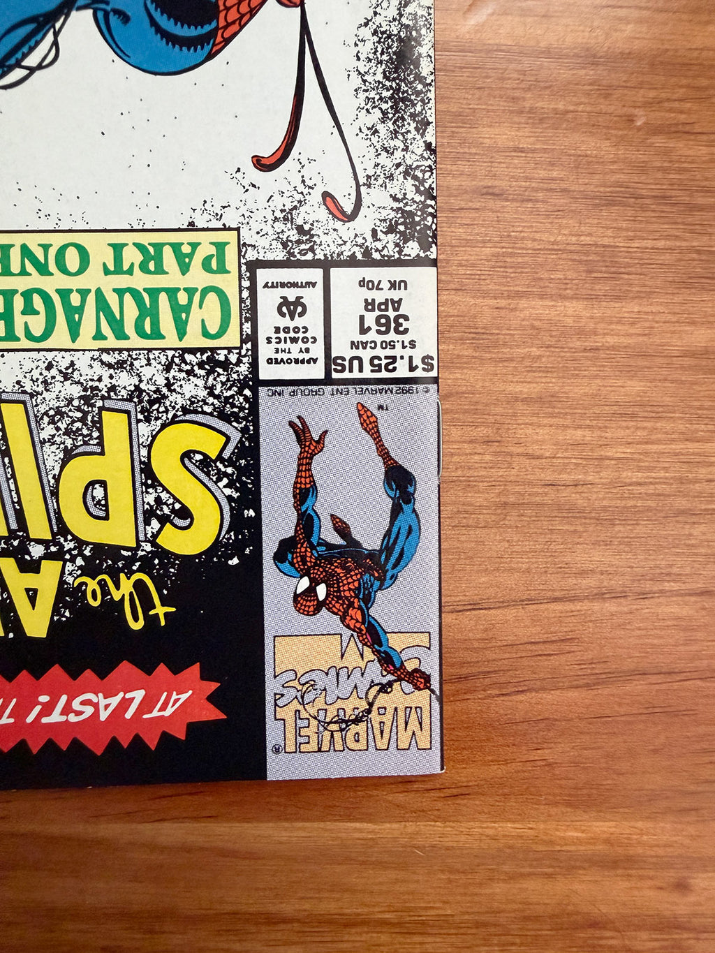 Amazing Spider-Man #361 - 1992 First Appearance of Carnage - NM