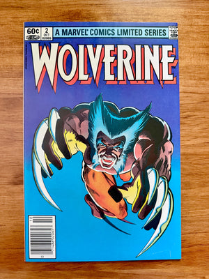Wolverine #2 Newsstand - 1982 First Full Appearance of Yukio - VF+