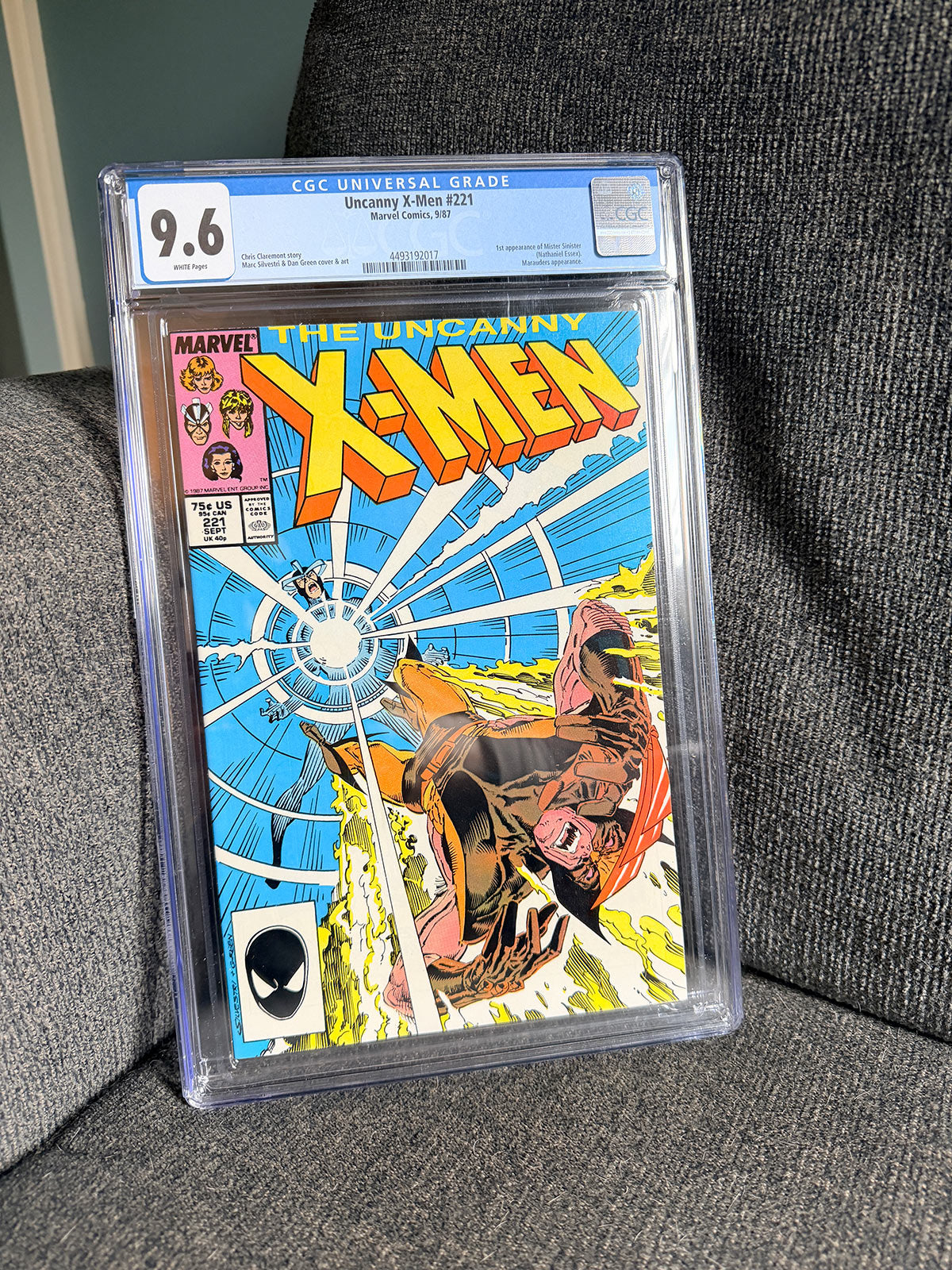 Uncanny X-Men #221 - 1987 First Appearance of Mister Sinister - CGC 9.6
