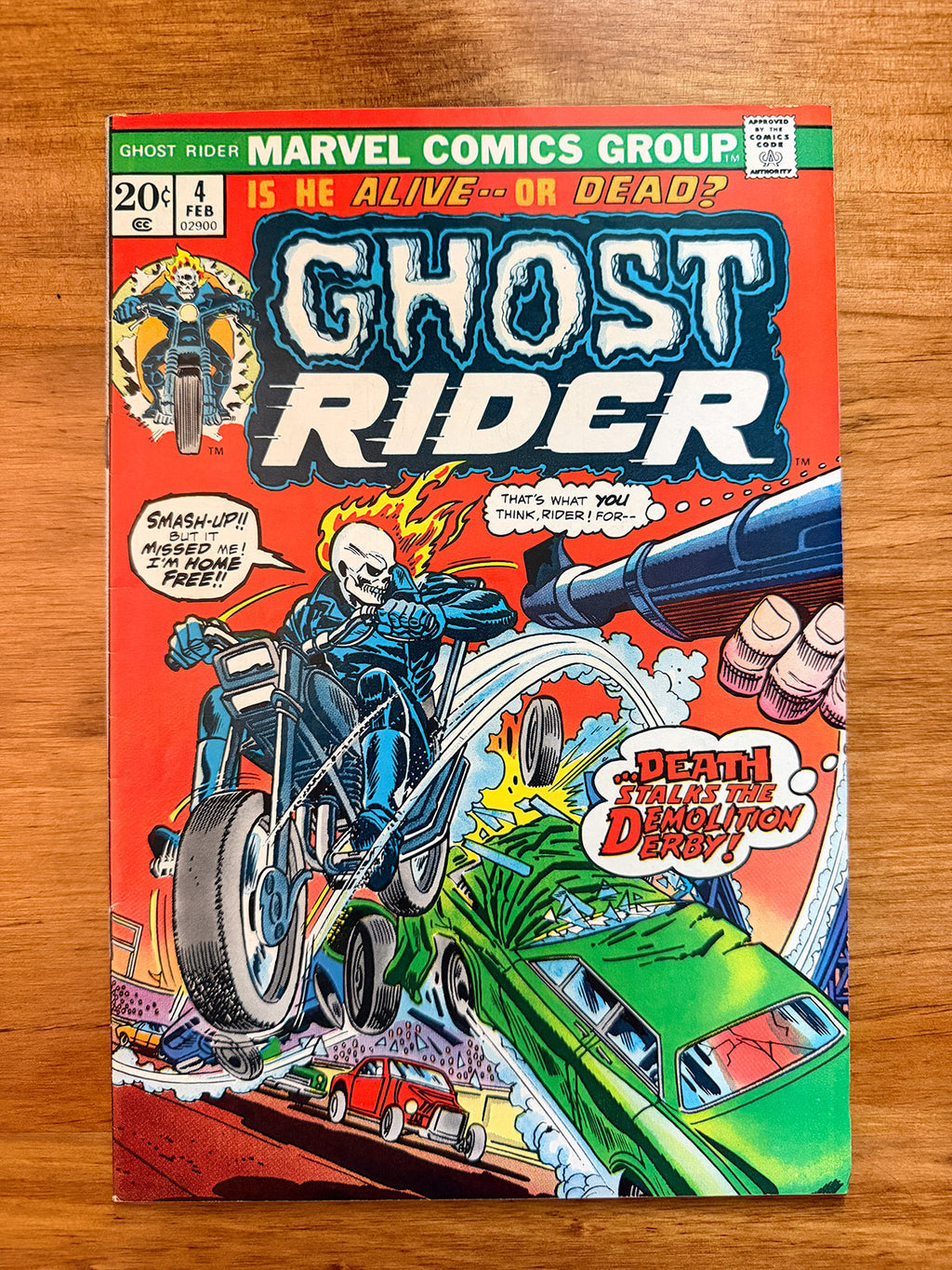 Ghost Rider #4 - 1974 Demolition Derby - FN+