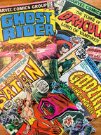 Marvel Horror & Occult Raw Back Issues - Ghost Rider, Tomb of Dracula & Son of Satan