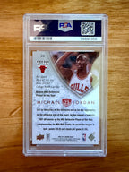 Michael Jordan – 2009 Upper Deck Jordan Legacy Gold #28 – PSA 9