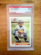 Mike Piazza – 1992 Bowman #461 – PSA 9