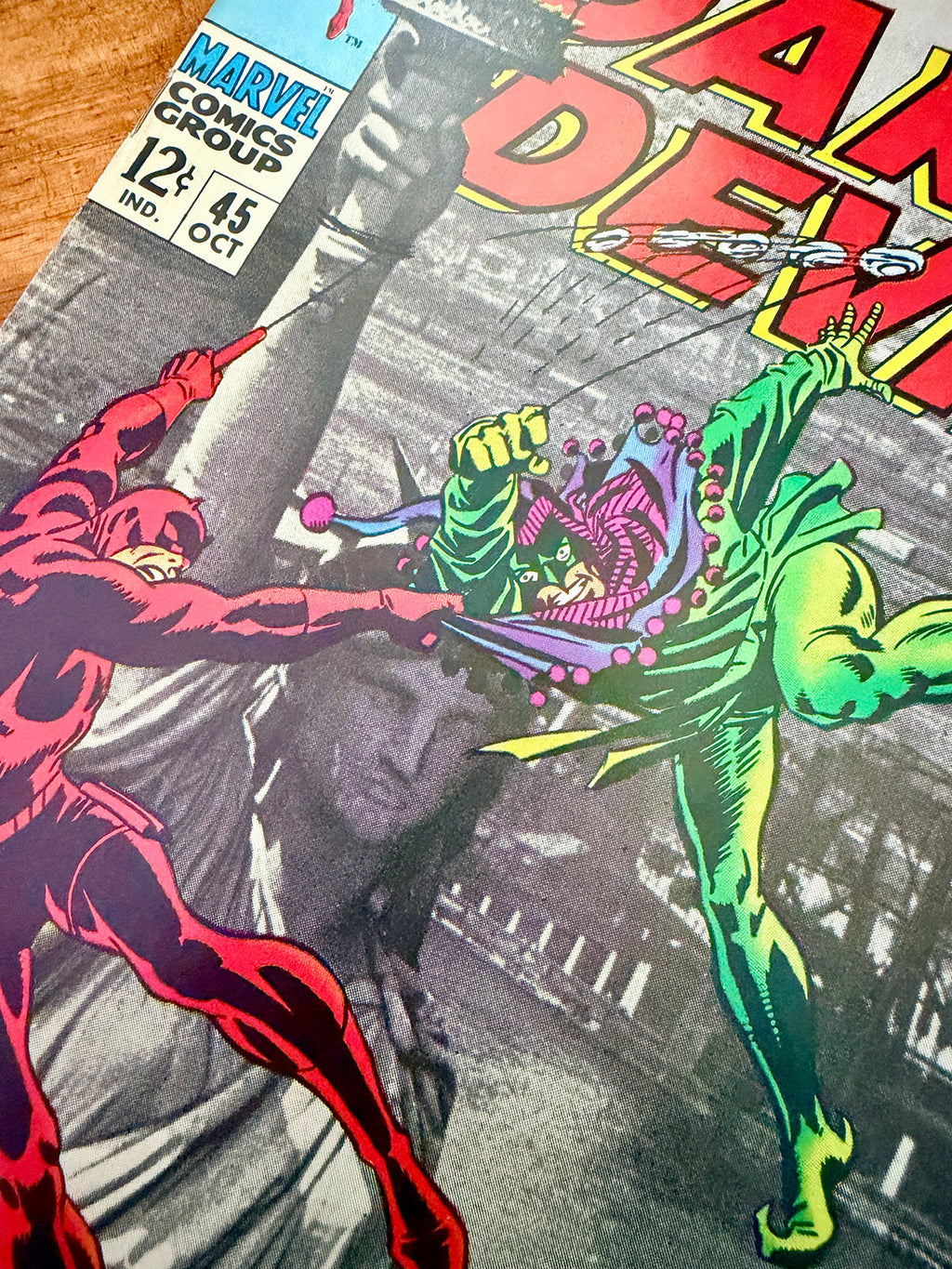 Daredevil #45 - 1968 vs Jester Classic Cover - FN+