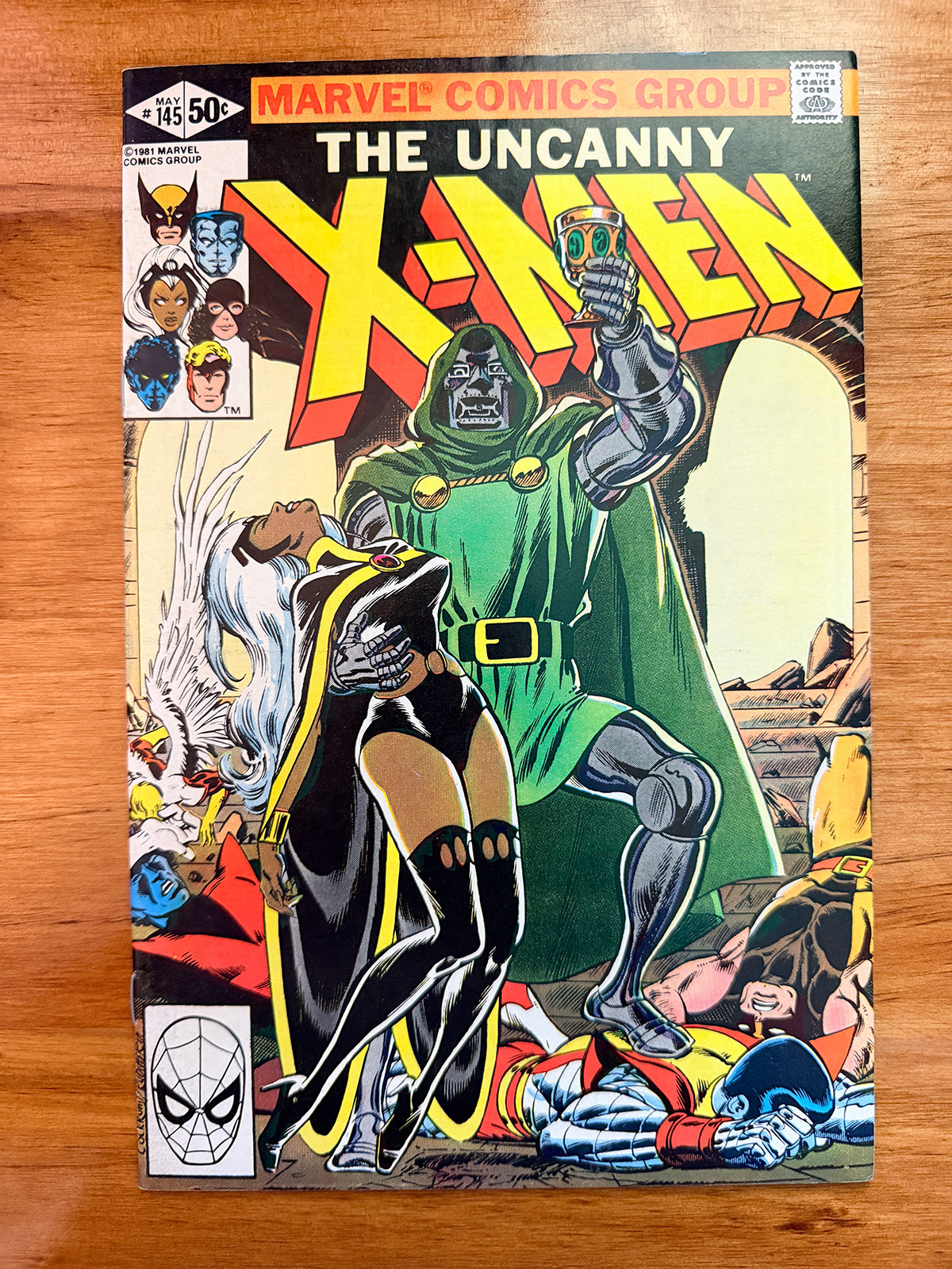 Uncanny X-Men #145 - 1981 Dr. Doom Cover - VF