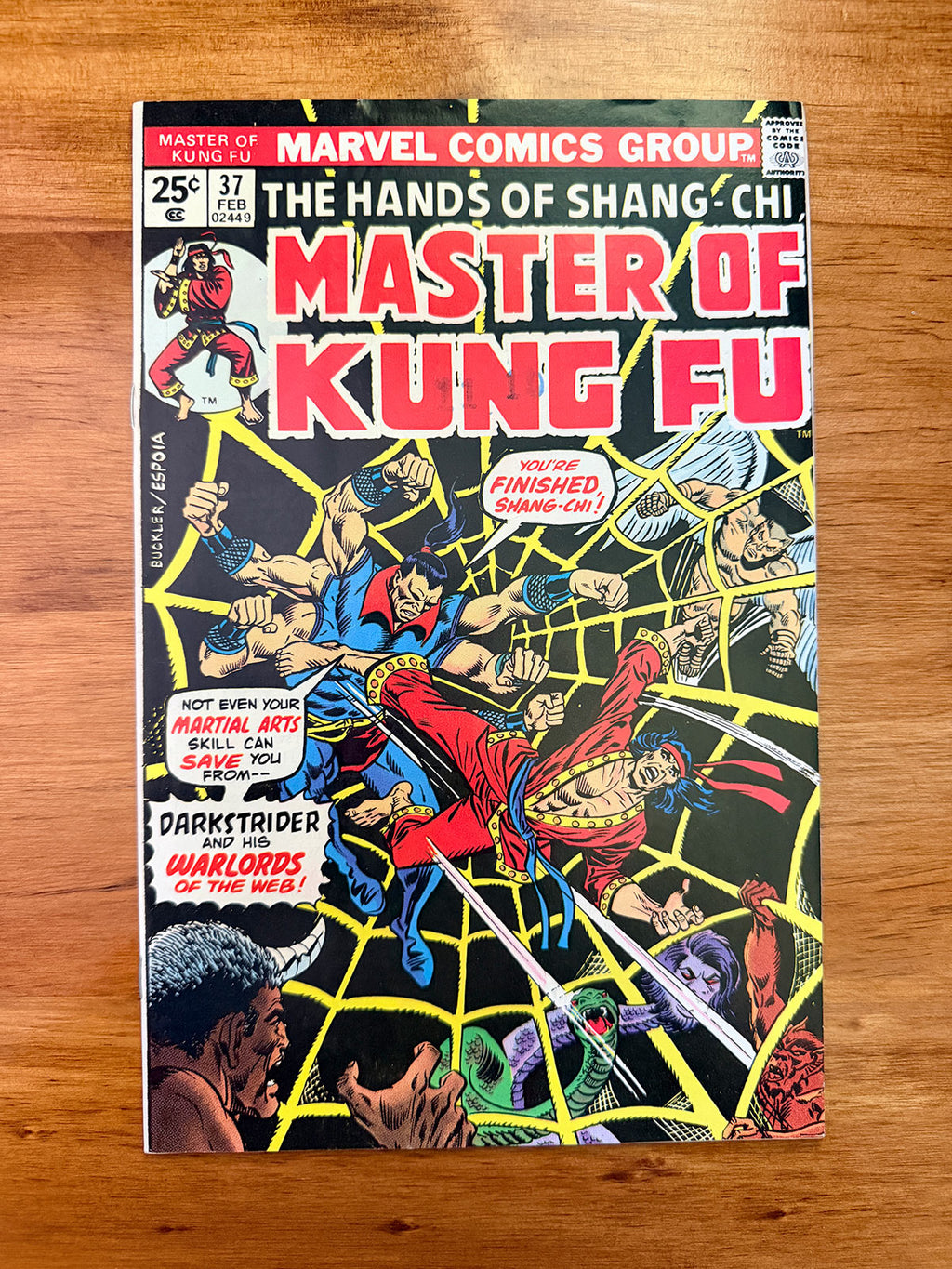 Master of Kung Fu Comics - 1974-1978 Raw Back Issues - Pick Your Issues