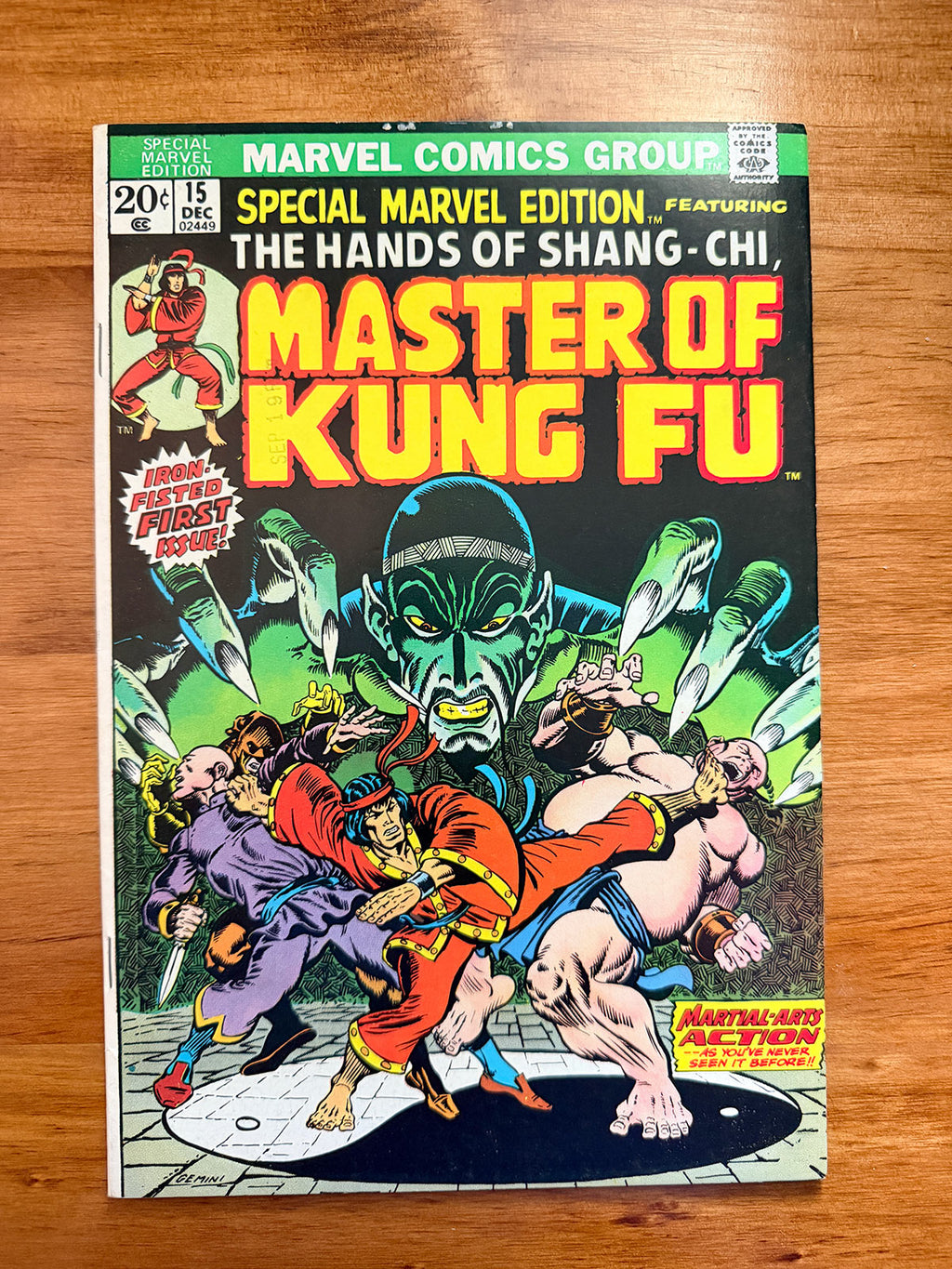 Master of Kung Fu #15 - 1973 KEY First Appearance of Shang-Chi - VF+
