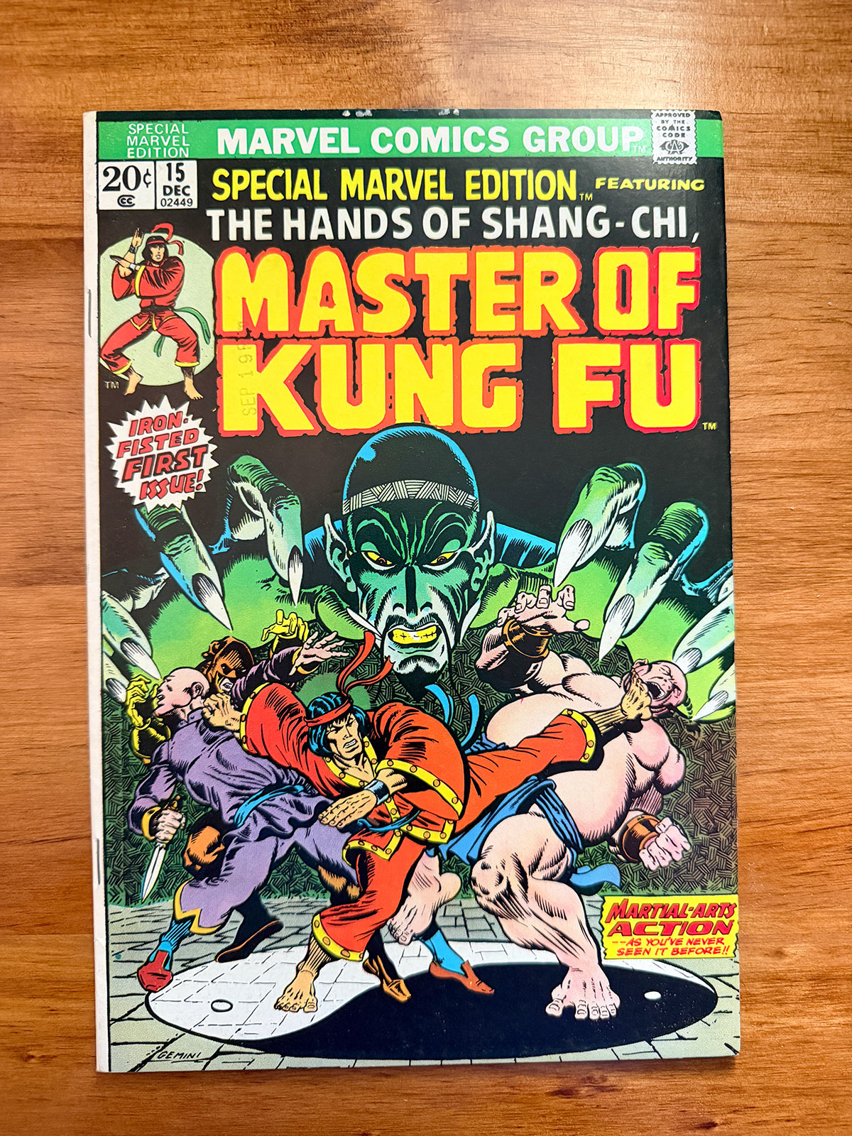 Master of Kung Fu #15 - 1973 KEY First Appearance of Shang-Chi - VF+