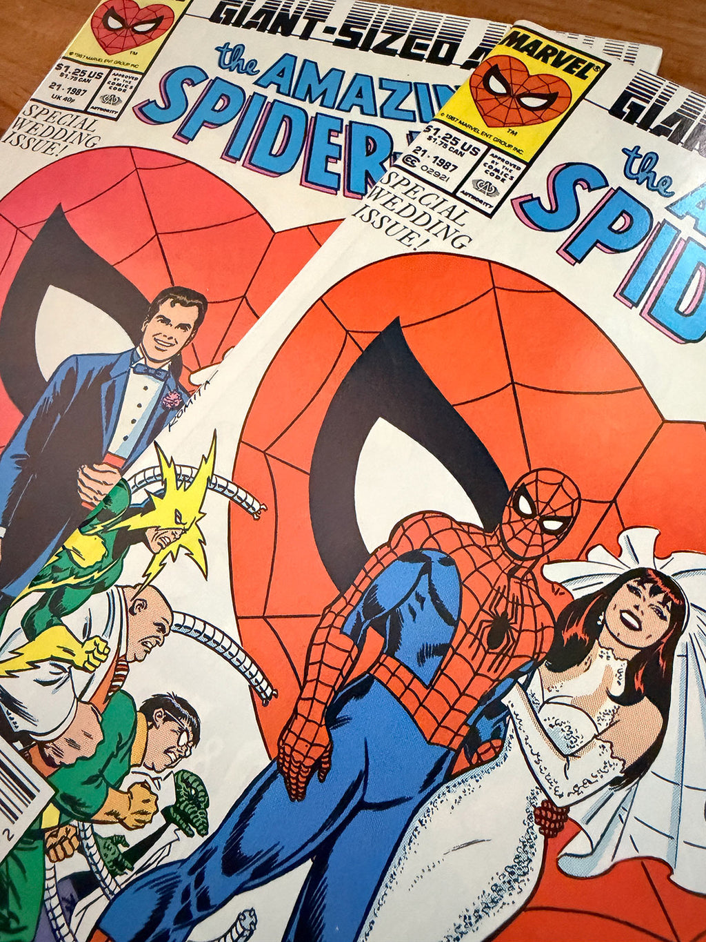 Amazing Spider-Man Annual #21 – 1987 Wedding Issue Two-Pack – Peter Parker & Spider-Man Variants – NM-