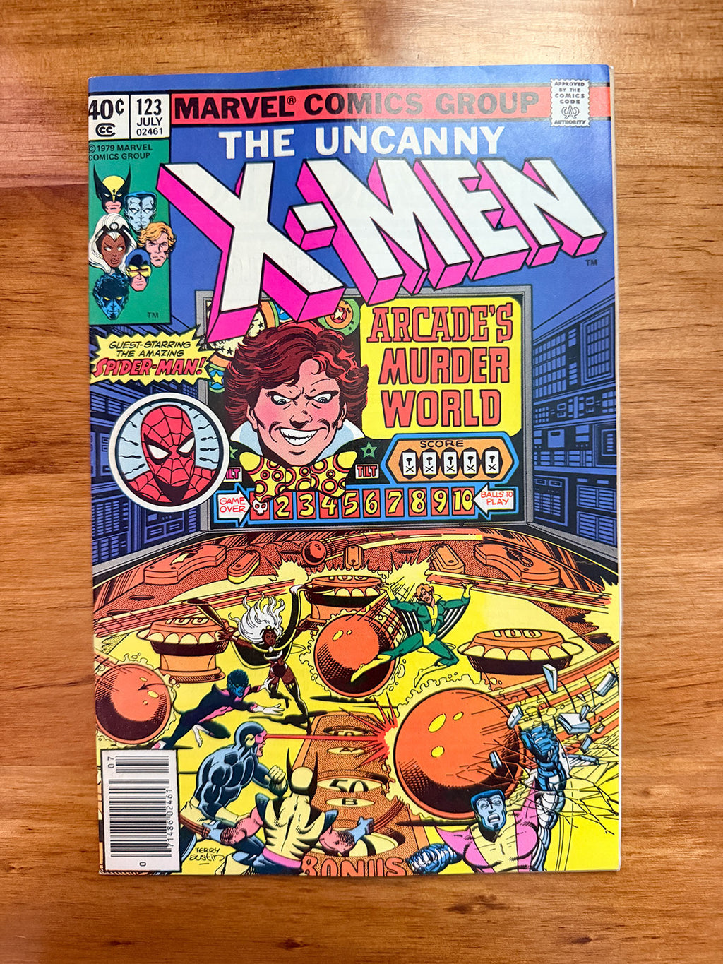 Uncanny X-Men #123 Newsstand - 1979 Controversial Storm Issue - VF