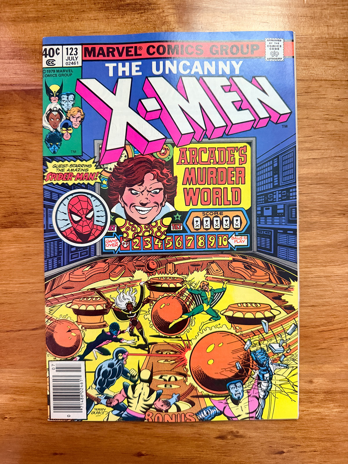 Uncanny X-Men #123 Newsstand - 1979 Controversial Storm Issue - VF