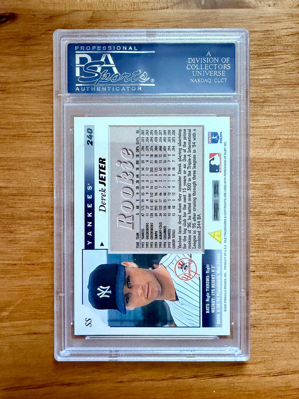 Derek Jeter - 1996 Score #240 - PSA 10