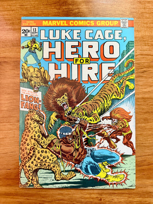 Luke Cage, Hero For Hire #13 - 1973 First Appearance of Lion Fang - VF