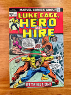 Luke Cage, Hero For Hire #14 - 1973 vs Big Ben - VF