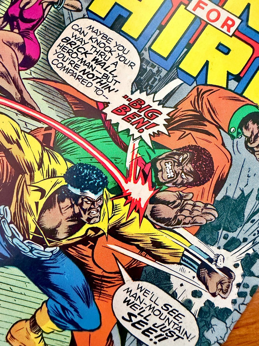 Luke Cage, Hero For Hire #14 - 1973 vs Big Ben - VF