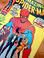 Amazing Spider-Man #87 - 1970 'Unmasked At Last' John Romita Cover - FINE+