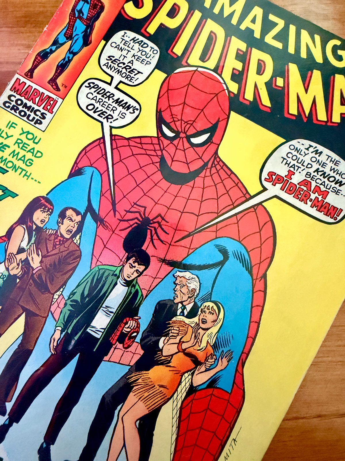 Amazing Spider-Man #87 - 1970 'Unmasked At Last' John Romita Cover - FINE+