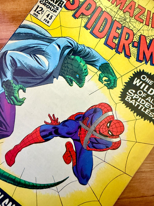 Amazing Spider-Man #45 - 1967 Third Appearance of Lizard - VG+