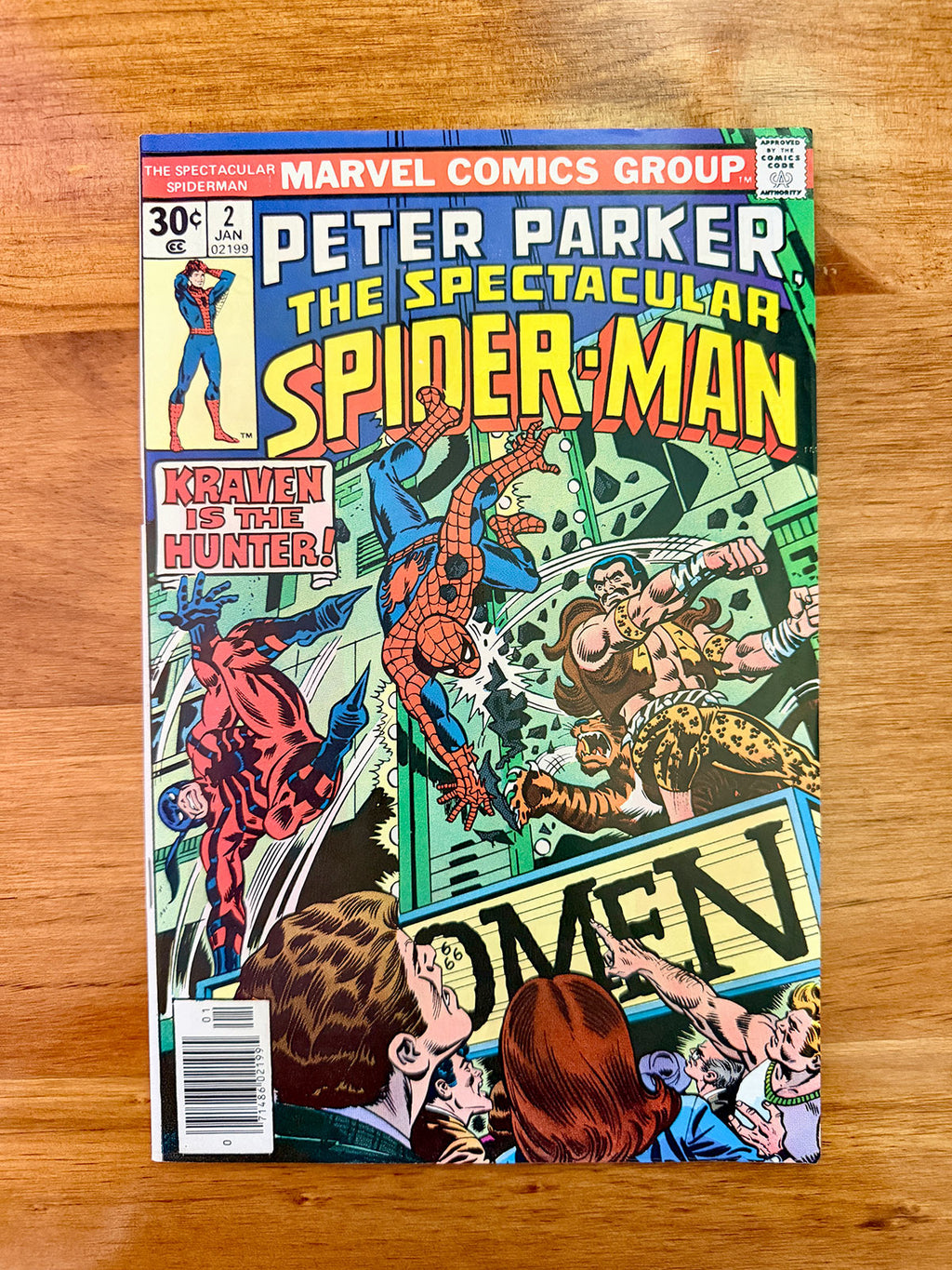 Spectacular Spider-Man #2 - 1976 vs Kraven - NM