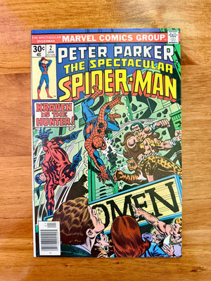 Spectacular Spider-Man #2 - 1976 vs Kraven - NM