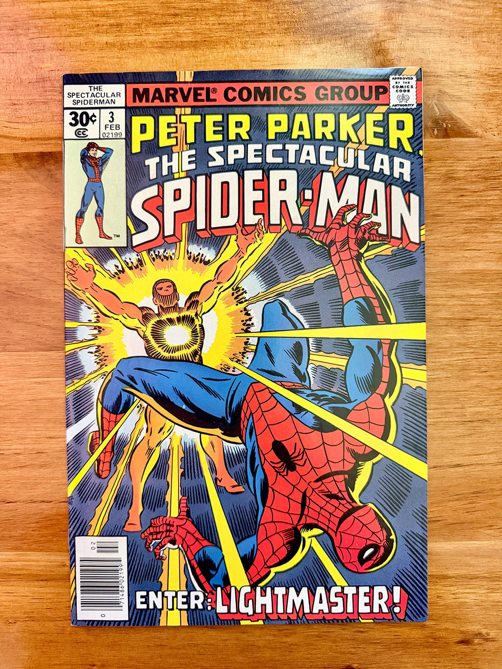 Spectacular Spider-Man #3 - 1976 First Appearance of Lightmaster - NM-
