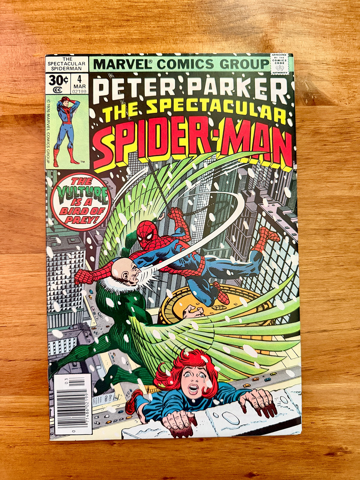 Spectacular Spider-Man #4 - 1976 First Cameo of Hitman - NM
