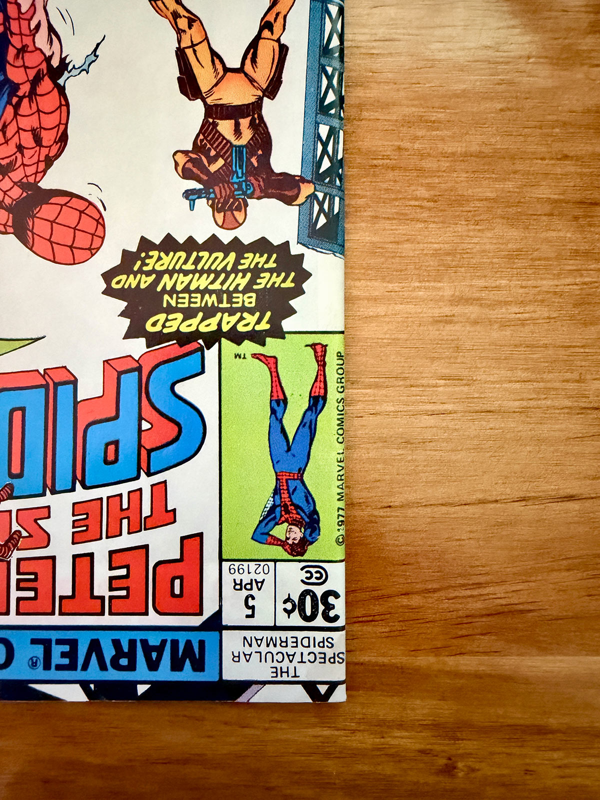 Spectacular Spider-Man #5 - 1977 vs Vulture and First Appearance of Hitman - VF+