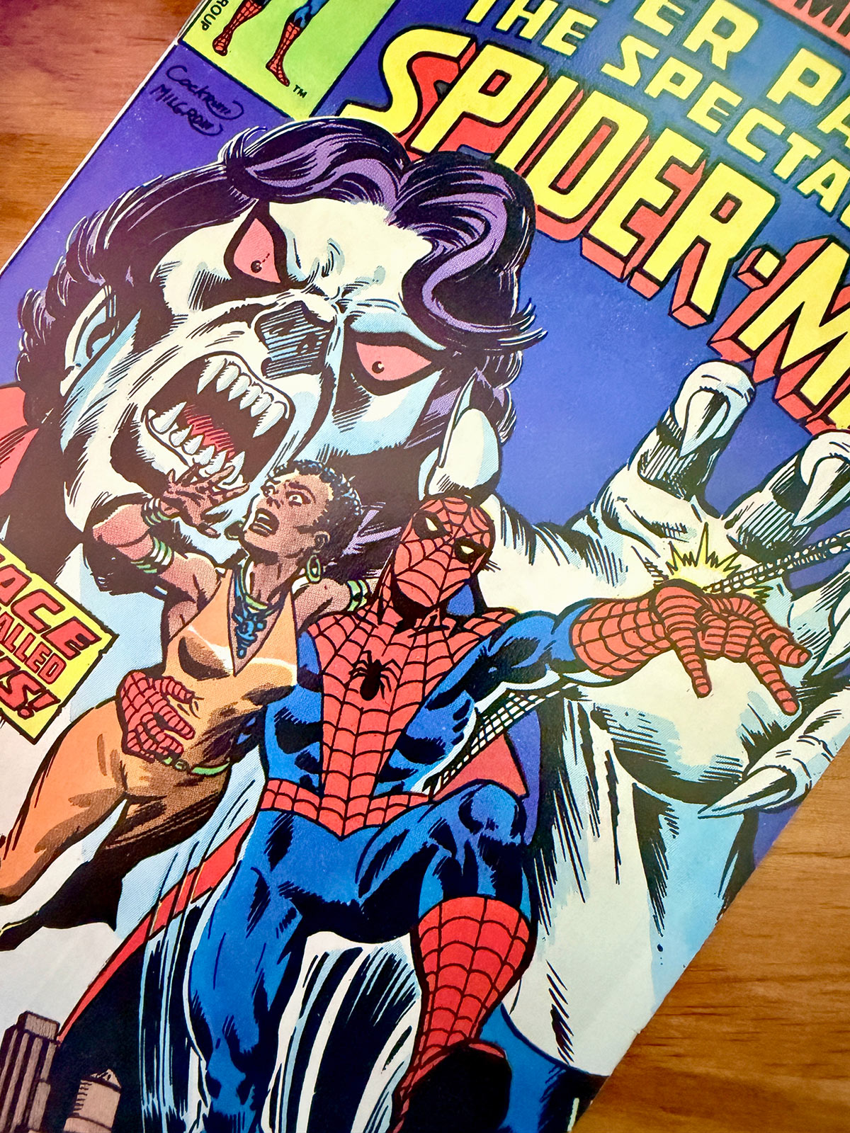 Spectacular Spider-Man #7 - 1977 vs Morbius - NM-