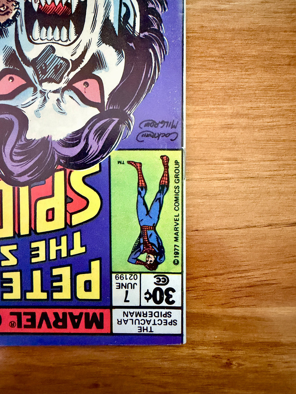 Spectacular Spider-Man #7 - 1977 vs Morbius - NM-